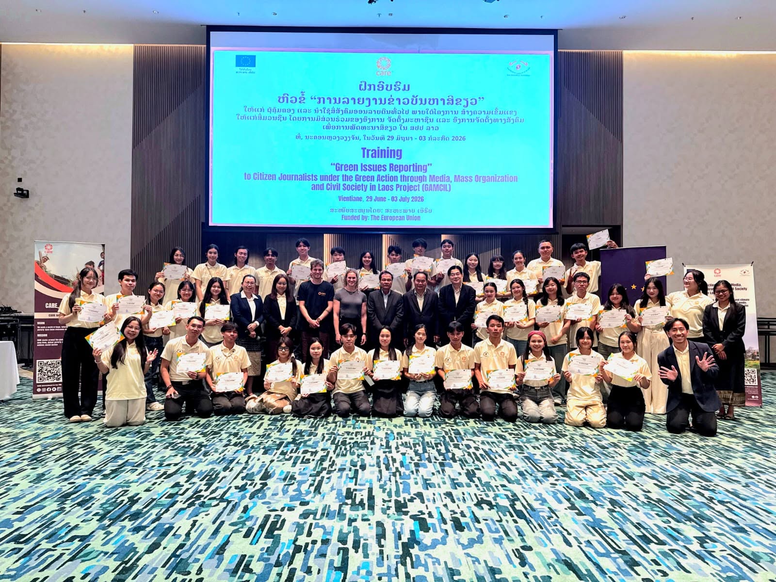 Successfully Accomplished! Wrapping up the “Green Issues Reporting” Training for citizen journalists under the GAMCIL Project